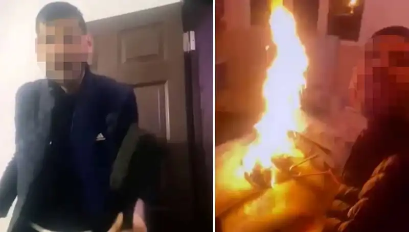 Sosyal Medya Fenomeni Canlı Yayın Açtı: Annesiyle Evi Alev Alev Yaktı!