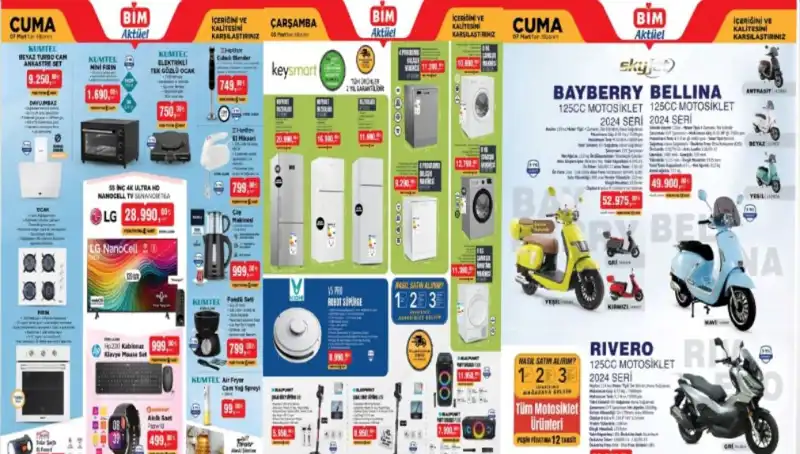 BİM 4 Mart 2025 Aktüel Ürünler Kataloğu Yayınlandı: Kaçırılmayacak Fırsatlar