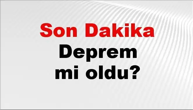 Elazığ’da Bugün Sarsıntı: Deprem Mi Oldu? İşte Tüm Ayrıntılar!