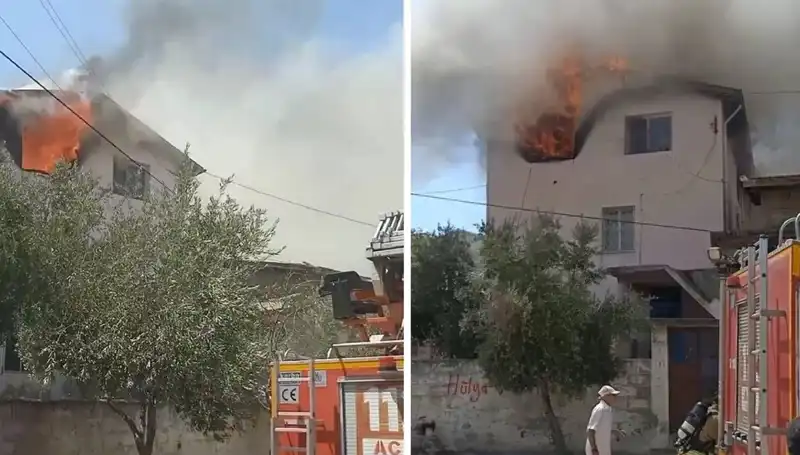 Hatay’da Korkutan Ev Yangını: Küçük Çocuk Hastaneye Kaldırıldı