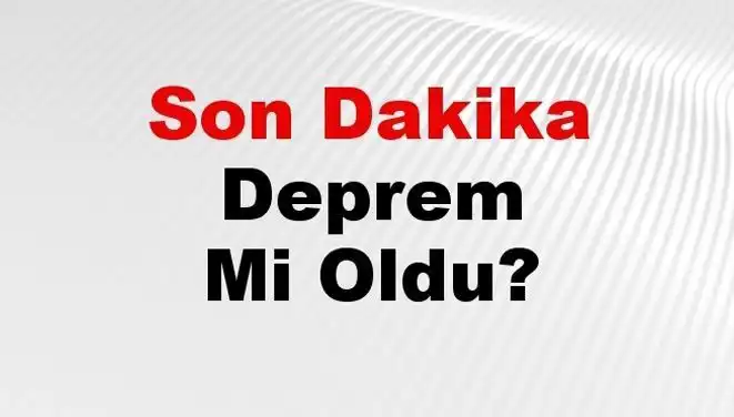 Hatay'da Son Dakika Deprem: Kandilli ve AFAD'dan Açıklamalar Geldi