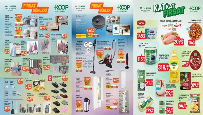 Tarım Kredi KOOP Marketleri'nde 12-23 Nisan İndirim Fırtınası!